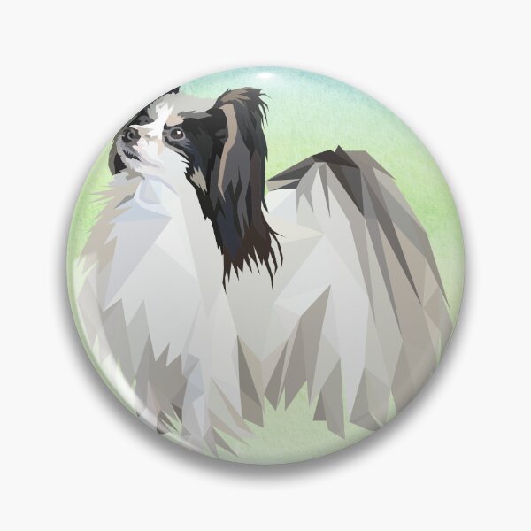 Item preview, Papillon Dog Art with Watercolor Background designed and sold by KingdomArt101.