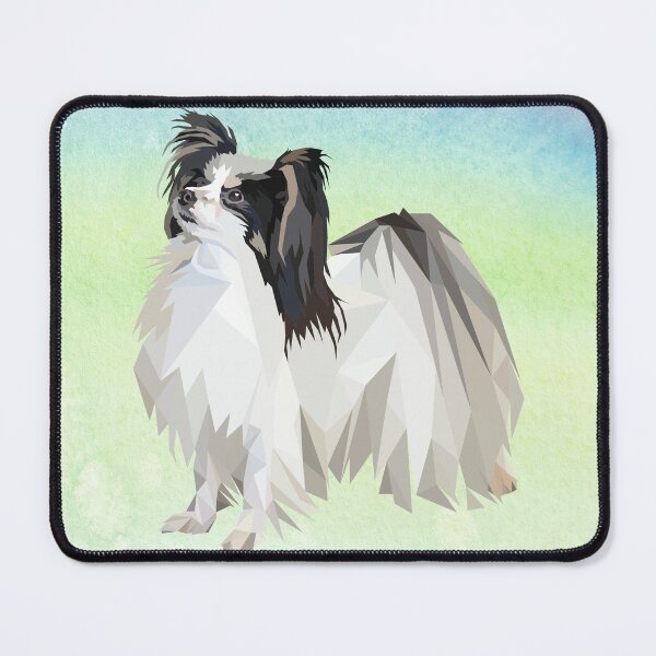 Item preview, Papillon Dog Art with Watercolor Background designed and sold by KingdomArt101.