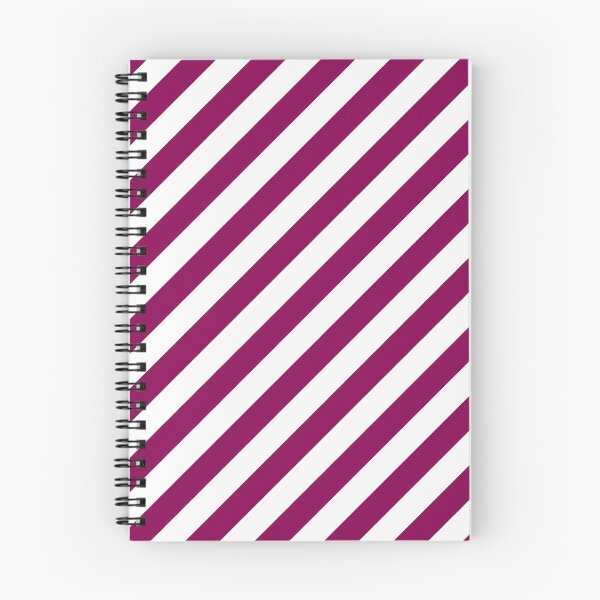 Item preview, sloping stripes, medium purple and white designed and sold by AK-minimalist.