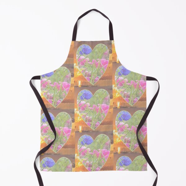 Item preview, Flowered Heart Sunset designed and sold by kristalcurt.