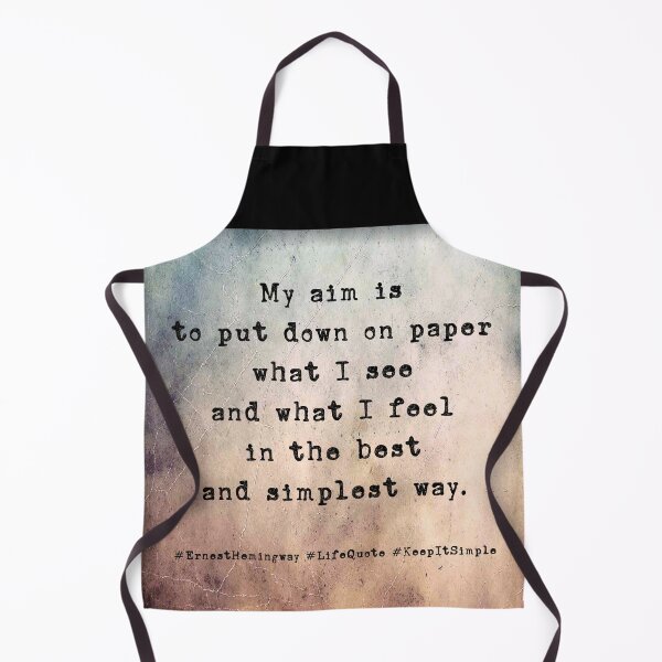 Item preview, Keep It Simple Vintage Typewriter Hemingway Inspirational Writing Quotes designed and sold by Cawaiico.