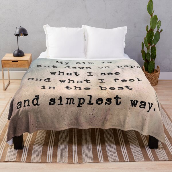 Item preview, Keep It Simple Vintage Typewriter Hemingway Inspirational Writing Quotes designed and sold by Cawaiico.