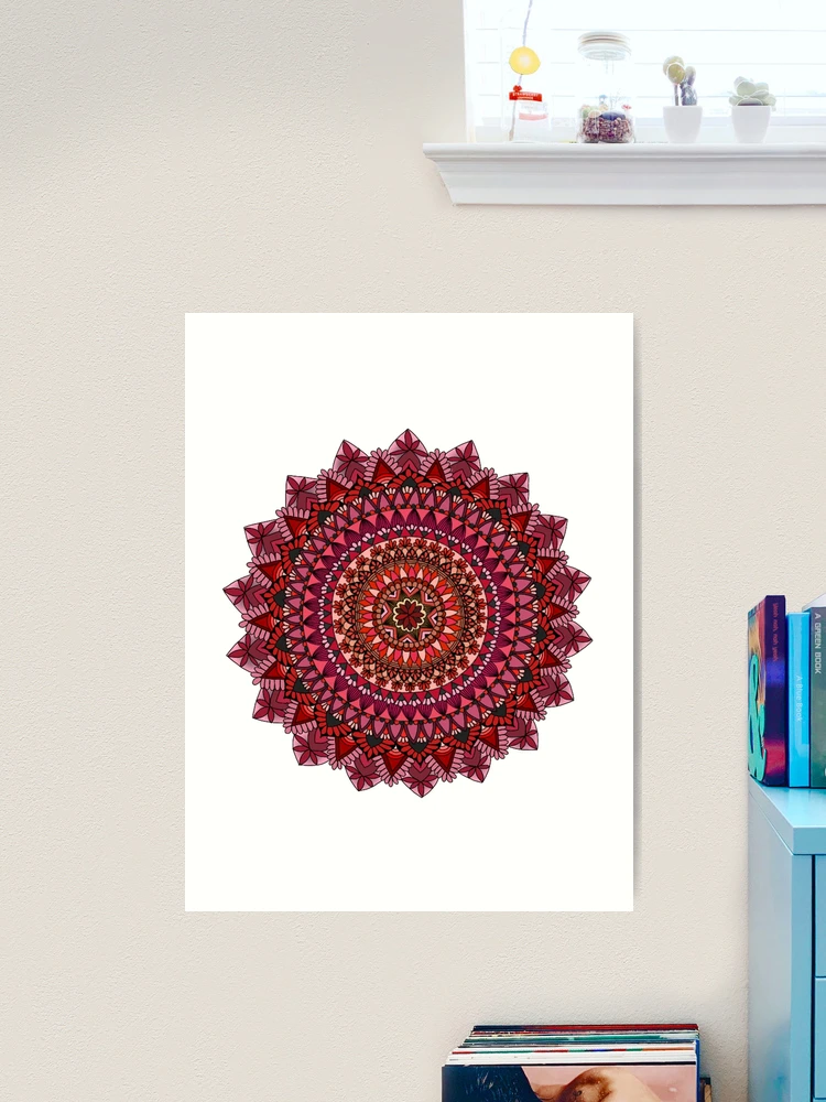 iPhone・スマホケース Society6 omulyana red gallery mandala Society6 omulyana red gallery mandala (Society6/iPhone