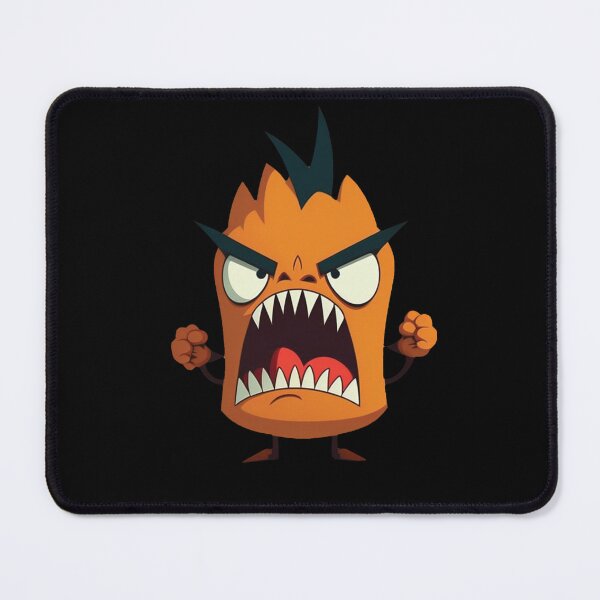 Item preview, Funny Mad Monster Sticker designed and sold by dandeklerk.
