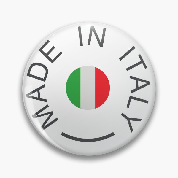 Item preview, circle with writing made in italy designed and sold by JAG2B.