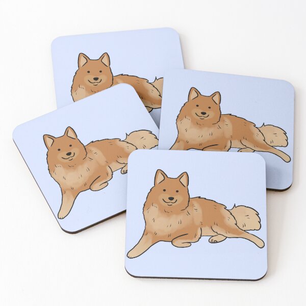 Item preview, Finnish spitz cute illustration  designed and sold by Yarafantasyart.