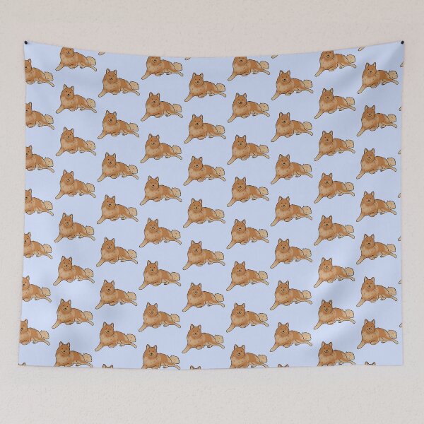 Item preview, Finnish spitz cute illustration  designed and sold by Yarafantasyart.