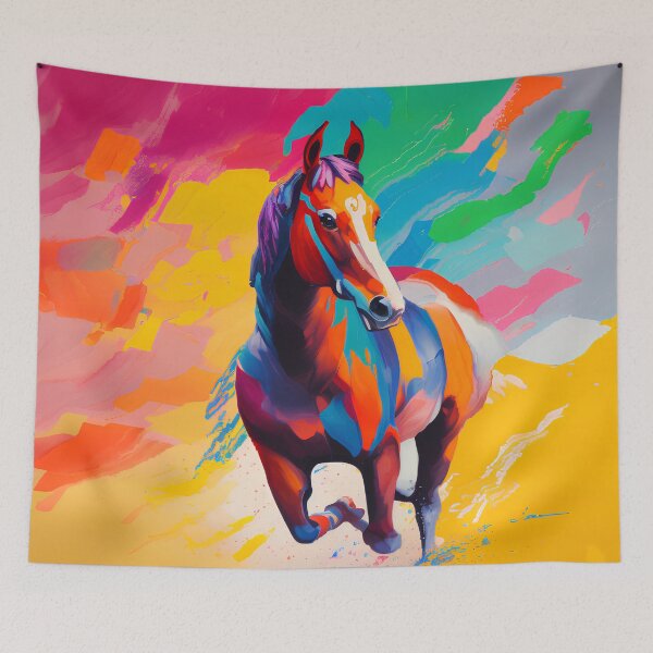 Item preview, Beautiful Wild Horse Running Art designed and sold by Blok45.