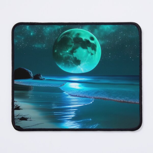 Item preview, A Starry Sky Above a Blue Moon Beach designed and sold by D3monic.