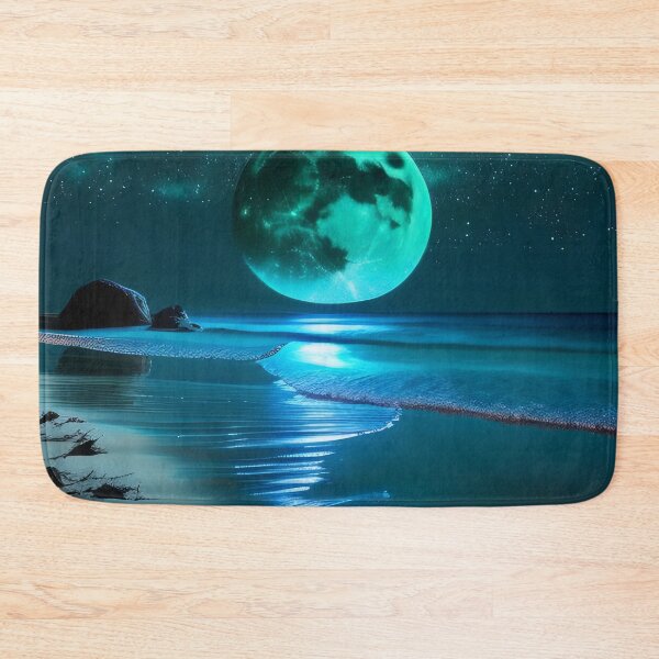 Item preview, A Starry Sky Above a Blue Moon Beach designed and sold by D3monic.