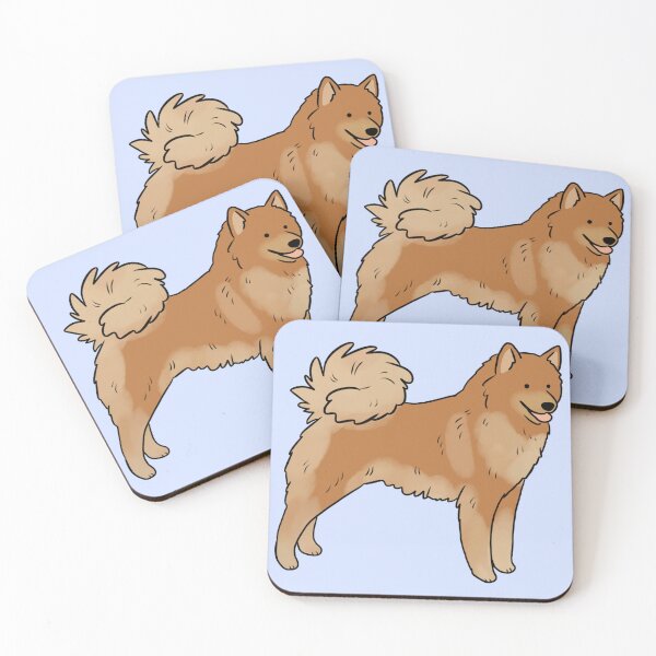 Item preview, Finnish spitz cute illustration  designed and sold by Yarafantasyart.