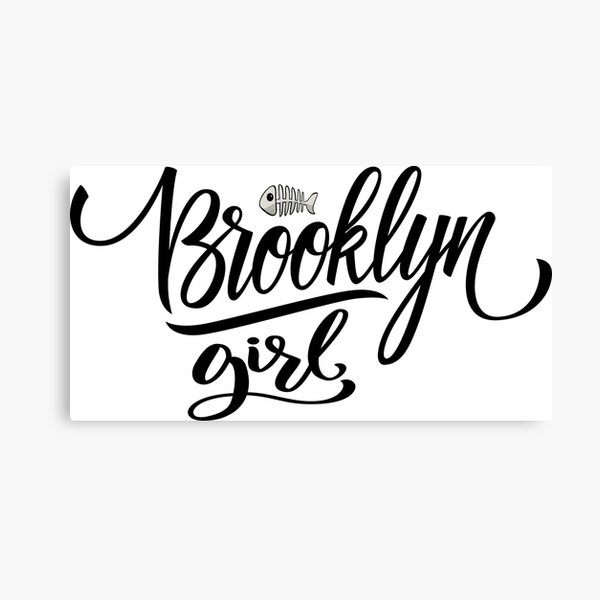 Item preview, Brooklyn Girl Cute Fish Bone New York Raised Me New York designed and sold by ProjectX23.