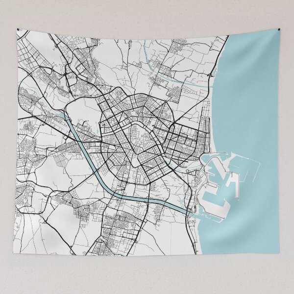 Item preview, Valencia City Map of Spain - Circle designed and sold by deMAP.