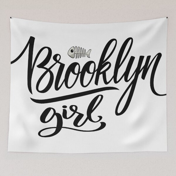 Item preview, Brooklyn Girl Cute Fish Bone New York Raised Me New York designed and sold by ProjectX23.