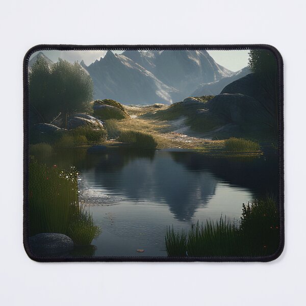 Item preview, A Tranquil Lake and Mountain Retreat designed and sold by D3monic.