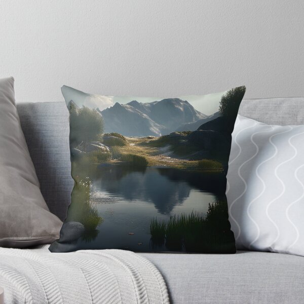Item preview, A Tranquil Lake and Mountain Retreat designed and sold by D3monic.