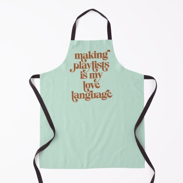 Item preview, Making Playlists is My Love Language Brown Music Lover designed and sold by dailycake.
