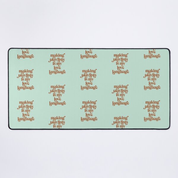 Item preview, Making Playlists is My Love Language Brown Music Lover designed and sold by dailycake.