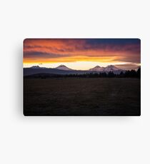 Central Oregon Sunset Canvas Print