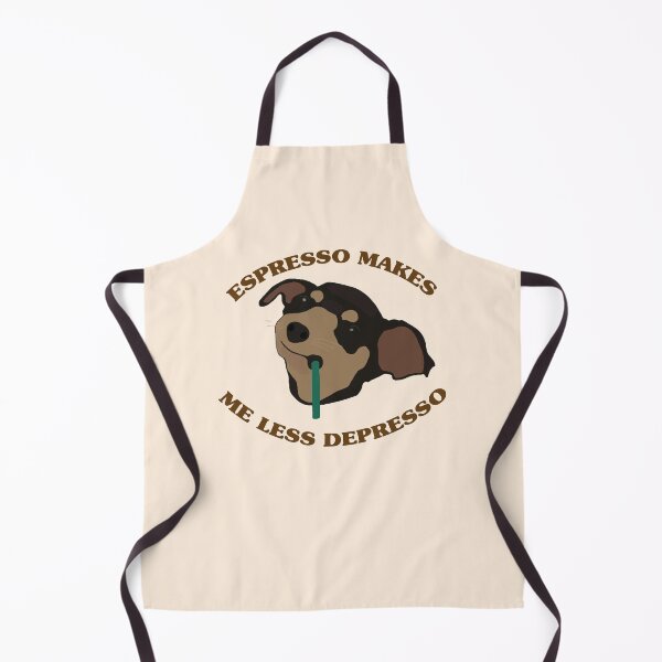 Item preview, i'm sure this espresso makes me less depresso will be cool for your best friend, coffee lover adn dog owner Essential designed and sold by Fivestars ⭐⭐⭐⭐⭐.