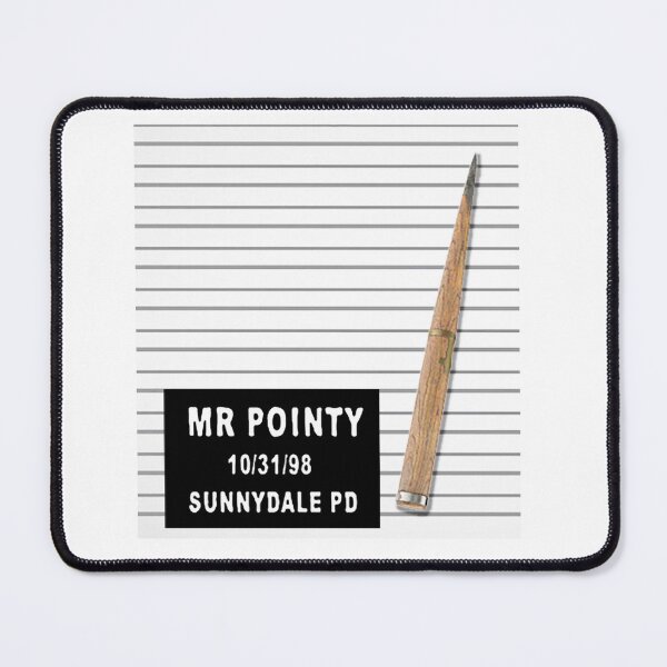 Item preview, Mr. Pointy's Police Mugshot designed and sold by mike11209.