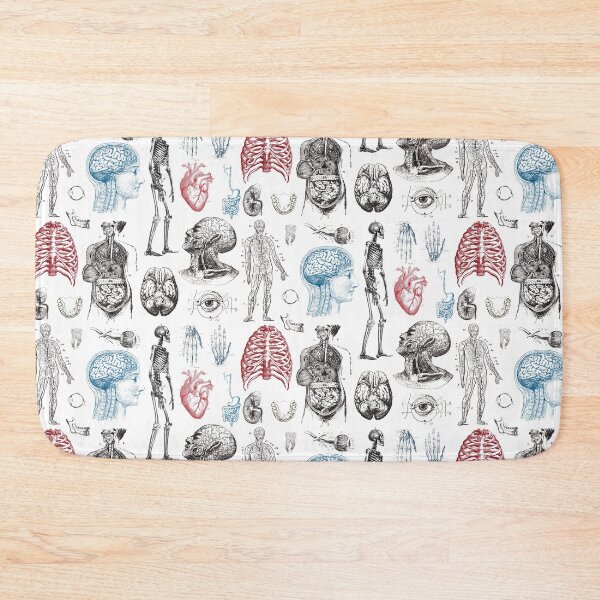 Item preview, Anatomy Illustrations Vintage Pattern designed and sold by alinabeska.