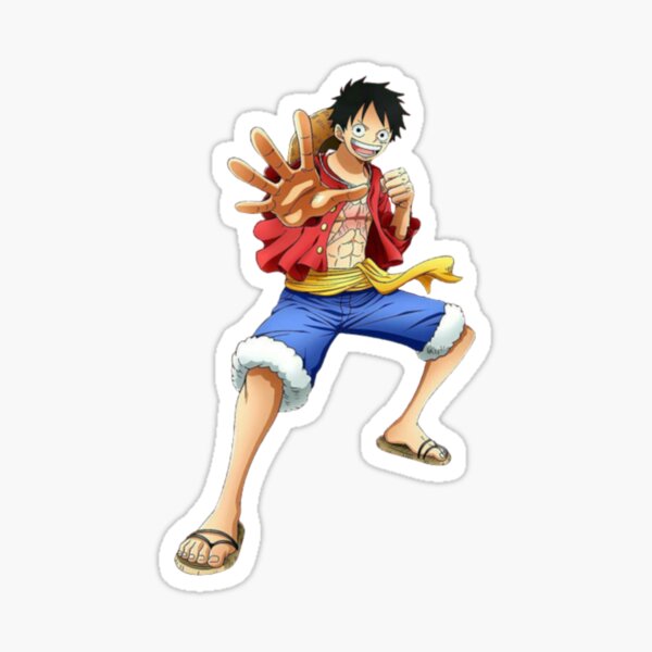 Monkey D. Luffy One Piece Characters Weatherproof Anime Sticker 6 Car  Decal