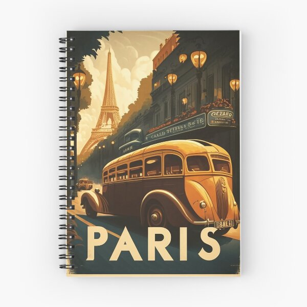 Item preview, Paris Cityscape Vintage Travel Art Poster designed and sold by OldTravelArt.