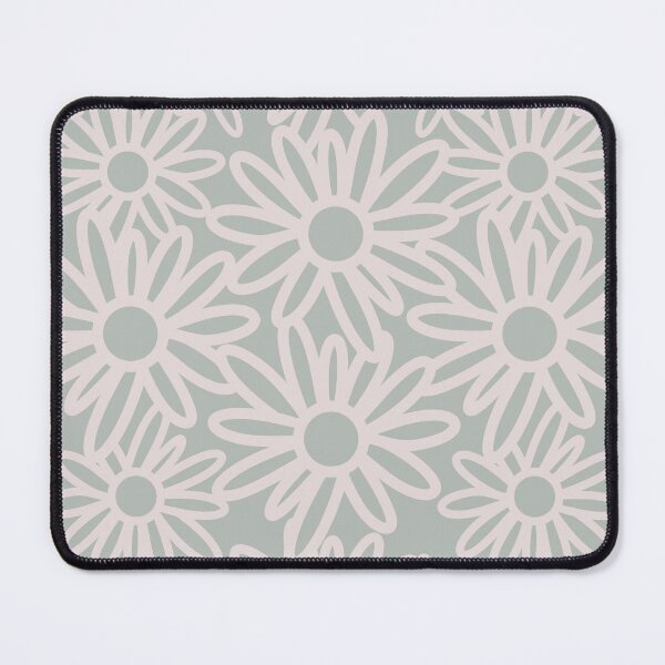 Artikel-Vorschau von Cute Daisy Flower Garden Pattern In Muted Colors Gray Teal, designt und verkauft von scorpiolane.