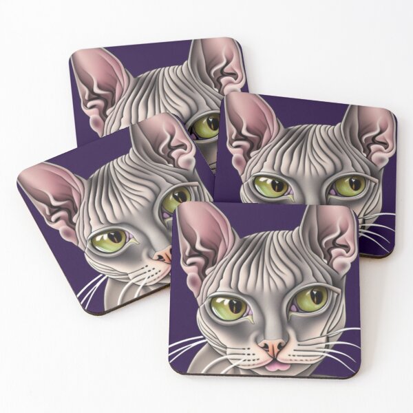 Item preview, Sphynx Cat - Elegant Cute hairless Cat designed and sold by AnadAA.