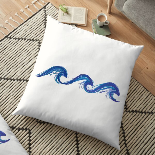 waves Floor Pillow
