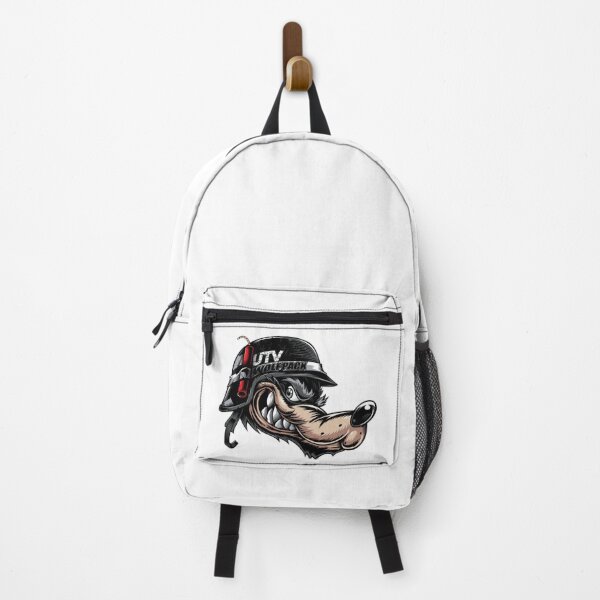 Item preview, The grin of a wolf in a helmet designed and sold by badgermark.