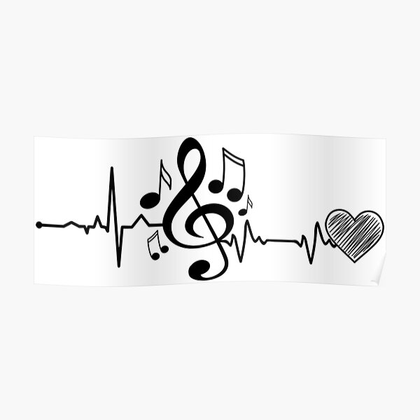 Musical Note Heartbeat Tattoo by neilcollinsartist on DeviantArt