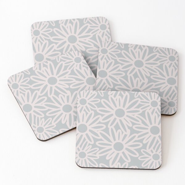 Artikelvorschau, Cute Daisy Flower Garden Pattern In Muted Colors Muted Teal entworfen und verkauft von scorpiolane.