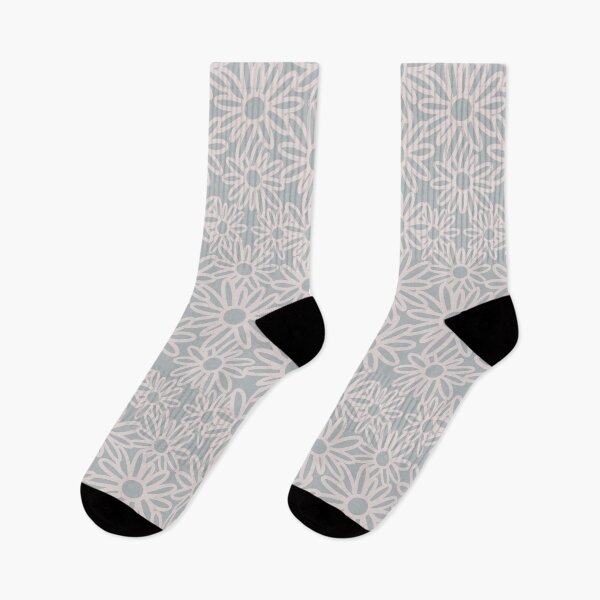 Item preview, Cute Daisy Flower Garden Pattern In Muted Colors Muted Teal designed and sold by scorpiolane.