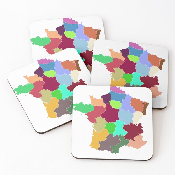 Item preview, France Color Map designed and sold by Pixel4Art.