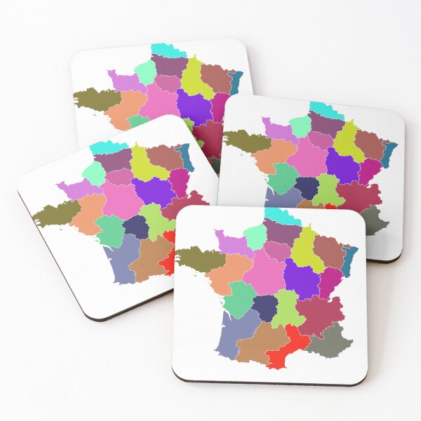 Item preview, France Color Map designed and sold by Pixel4Art.