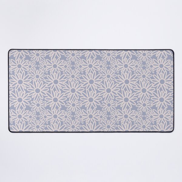 Artikel-Vorschau von Cute Daisy Flower Garden Pattern In Muted Colors Pigeon Blue, designt und verkauft von scorpiolane.