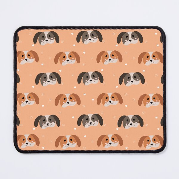 Item preview, Cute Dog Pattern in Light Brown designed and sold by NessiCreates.