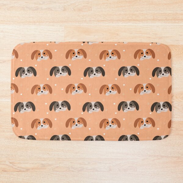 Item preview, Cute Dog Pattern in Light Brown designed and sold by NessiCreates.