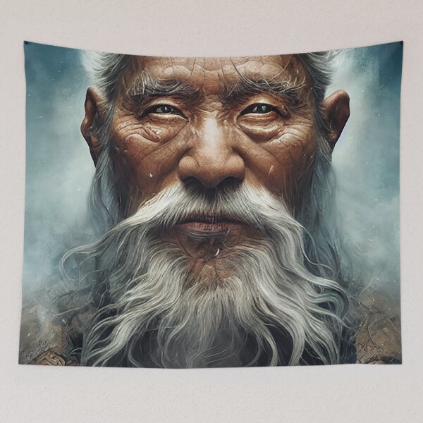 Item preview, OLD MAGIC FORGOTTEN GOD WITH BLUE BACKGROUND designed and sold by chatzous.