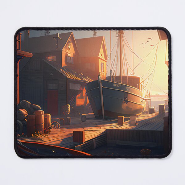 Item preview, Boats at the Harbour designed and sold by D3monic.