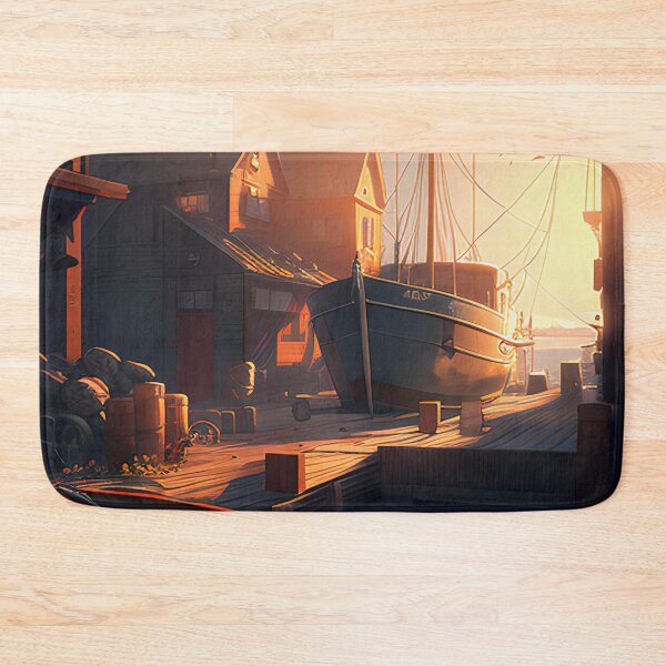 Item preview, Boats at the Harbour designed and sold by D3monic.