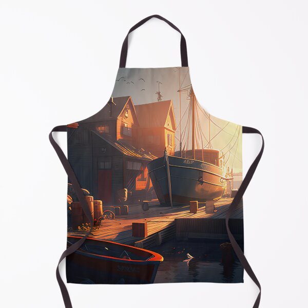 Item preview, Boats at the Harbour designed and sold by D3monic.
