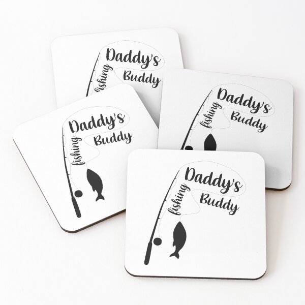 Item preview, FISHING | DADDY'S FISHING BUDDY | FISHING QUOTE SAYING | FISHING LOVER designed and sold by YourMinimalist-.