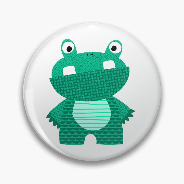 Item preview, Green Monster with a Crooked Smile designed and sold by Shiny Happy World.