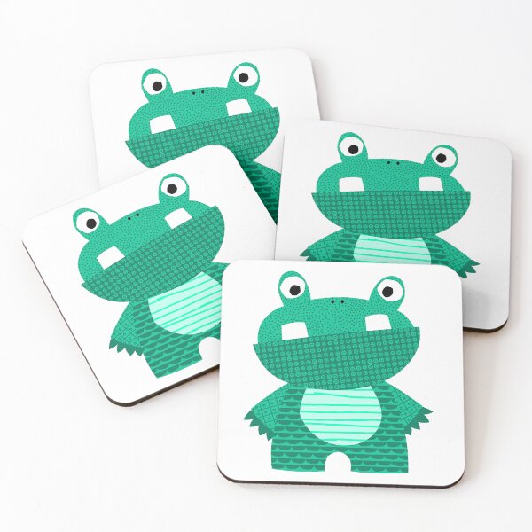 Item preview, Green Monster with a Crooked Smile designed and sold by Shiny Happy World.
