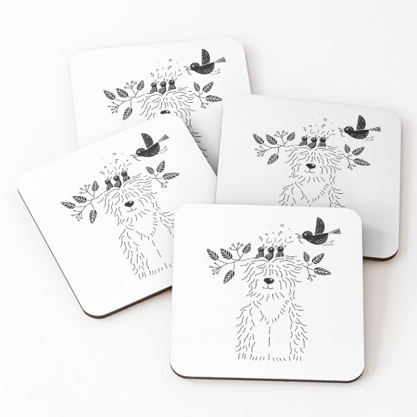 Item preview, The Shaggy Dog's Unlikely Bird's Nest designed and sold by deerydeer.