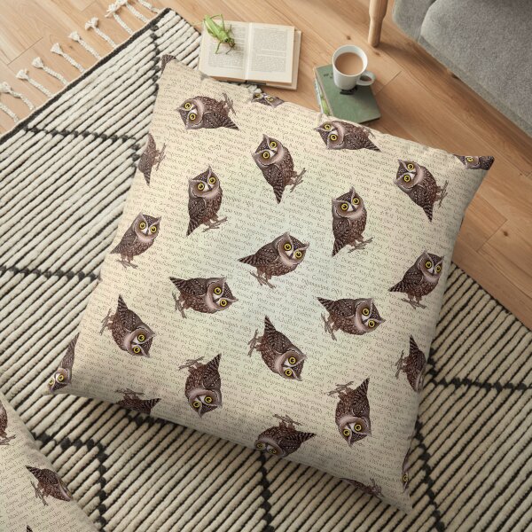 Otus Pocus Floor Pillow