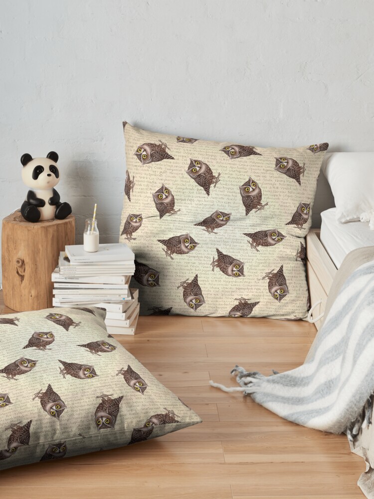 Alternate view of Otus Pocus Floor Pillow
